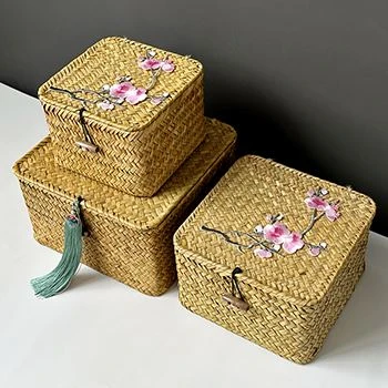 Woven Seagrass Basket Woven Seagrass Basket
