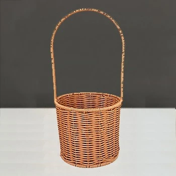 Small Round Rattan Basket 1