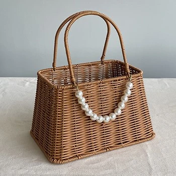Rectangle Rattan Basket