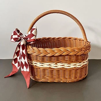Woven Rattan Basket Woven Rattan Basket