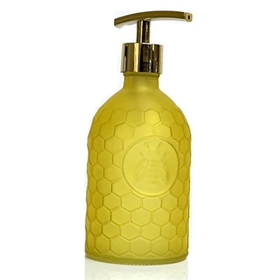 Amber Glass Soap Dispenser