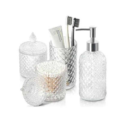 Glass Bathroom Set