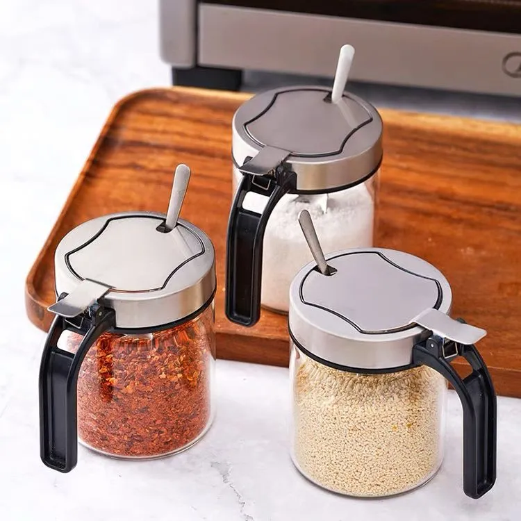 Stainless Steel Spice Jar Set